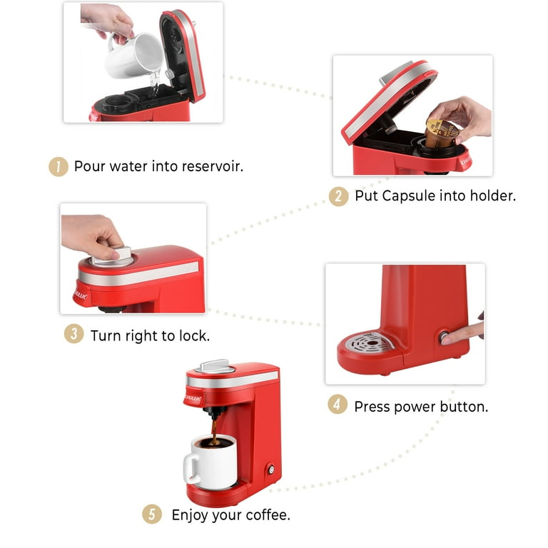 milk coffee＊さん専用 バトルパートナーズ　5ボックスシュリンク付き CHULUX Small Single Serve One Cup Travel Coffee Maker