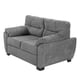 thumbnail image 2 of Sala 3-2 TRINITY Monza 2 Piezas (Sofá, Love Seat) Gris Tormenta Para Sala, 2 of 8