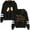 Black, variant on XUANXIAOJIANG Iván Cornejo Double bar sleeve pocket casual men's and women's long sleeved hooded sweatshirt