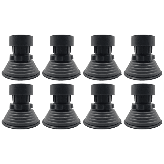 Support de Machine à Laver Hauteur Réglable Anti-Vibration Patins pour Laveuse et Sécheuse, 8 Pcs
