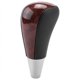 thumbnail image 2 of Cabeza de pomo de cambio de marchas con veta de madera para accesorios Vios Fortuner, negro, 2 of 5