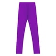 thumbnail image 6 of Miutii Kids Girls Yoga Dance Leggings Pants Compression Trousers Workout Fitness Athletic Sports Active Tights Purple 6, 6 of 7
