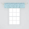 thumbnail image 2 of Ambesonne Teal Window Valance, Abstract Mosaic Blue Tones, 54" X 12", Slate Blue Turquoise, 2 of 3