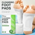 thumbnail image 3 of Almohadillas de limpieza para pies Parche adhesivo fuerte para pies para el cuidado de los pies todos los días 10 piezas Yuyangstore Almohadillas limpiadoras para pies, 3 of 8