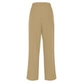 thumbnail image 5 of Hurxie Scrubs Set for Women - V-Neck Top and Cargo Pants Medical Uniform Scrub Beige M, 5 of 6
