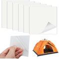thumbnail image 1 of czcpp-6 Pieces Inflatable Patch Repair Kit 3.15 x 3.15 Inches TPU Waterproof Clear Self Adhesive Tape Heavy Duty Repair Patches for Air Mattress, Above Ground Pool Liner and Swimming Ring, 1 of 4