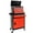 5 Drawer-Black Red, variant on Aukfa Tool Box, 2 in 1 Steel Rolling Tool Chest & Cabinet On Wheels for Garage, 5-drawer, Blue