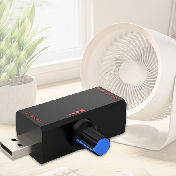 Regulador de velocidad de 5W Tipo C USB Ventilador Ventilador Pequeño Dispositivo USB para la computadora portátil para teléfonos inteligentes Viajes