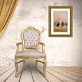 thumbnail image 3 of Carl Goebel the younger 19x24 Gold Ornate Framed and Double Matted Museum Art Print Titled - Kurzweil on the Guard in the Garden of the Belvedere Castle in Vienna (1867-1880), 3 of 4