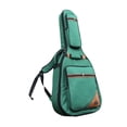 thumbnail image 3 of Bolsa de guitarra que lleva una mochila de 42 pulgadas resistente al agua Soft Professional Softed Oxford Case de viaje de tela acústica de guitarra Verde, 3 of 8
