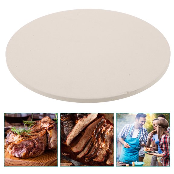 LEXSOMEO Oven Stone Round Pizza Pan Cordierite Bake Stone Cooking Pan For Oven Kitchen Supplies