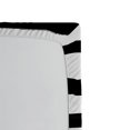thumbnail image 3 of Ambesonne Live Laugh Love Fitted Sheet, Stripes Text, Twin Size, Yellow White and Black, 3 of 3