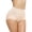 Beige, variant on Tummy Control Shapewear Panties for Women Midriff Waisted Shaping Underwear Body Shaper Slimming Panty Girdle