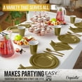 thumbnail image 3 of Amscan Gold 222-Piece Party Tableware Kit for 20 Guests, 3 of 6