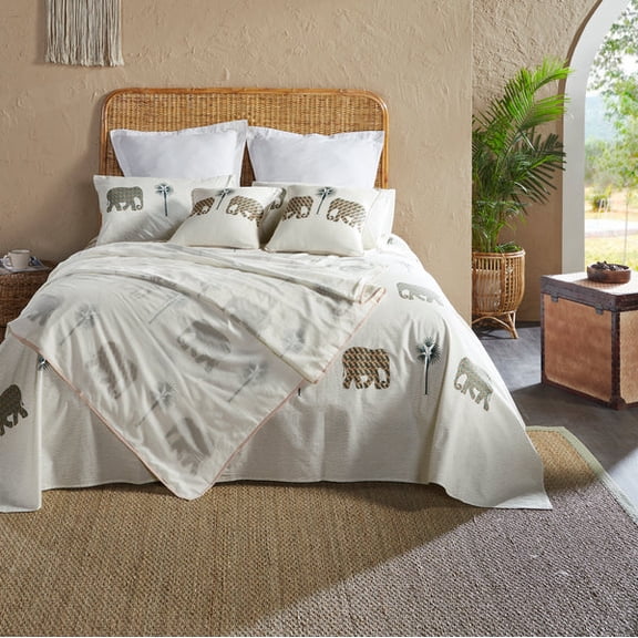 ELEPHANT BLOCK PRINTED DOHAR