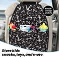 thumbnail image 4 of Goofa Anchors Pattern Car Back Seat Protector for Kids (2 Pack) ,Anti-kick Storage Mat for Car Seats,Shields from Footprints, 4 of 6