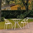 thumbnail image 1 of Siesta ISP7007S-WHI Pia Dining Set with 2 Chairs  White, 1 of 1