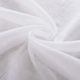 thumbnail image 4 of Zzistar White Voile Sheer Rod Pocket Window Tier Curtains, Pack of 2, 27.5x30 inch, 4 of 8