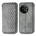thumbnail image 5 of SaniMore Wallet Case for Oneplus 12R, Vintage PU Leather Case Card Slots Cash Pocket Stand Feature Magnetic Closure Anti-drop Shockproof Full Body Protective Case For Oneplus 12R, Gray, 5 of 5