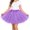 Purple, variant on APEXFWDT Women's Vintage 1950s Short Tulle Petticoat Ballet Bubble Tutu Skirts Poofy Skirts Elastic Waist Fluffy Tulle Tutu Skirts