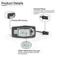 thumbnail image 4 of 2Pcs License Plate Light License Plate Light for Escape Mercury MX-5 MPV, 4 of 8