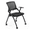 Black | 1 Pack, variant on Tcbosik 2 Pack Stackable Chairs with Wheels, Folding Chair with Ergonomic Backrest, Padded Seat and Metal Frame for Home Office, Meeting Room, Conference Room, Reception Room, Black
