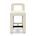 thumbnail image 3 of Hazel Cream Boucle Counter Stool, 3 of 4