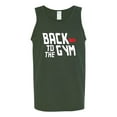 thumbnail image 2 of Wild Bobby, Back to The Gym Movie Logo Parody, Gym/Workout, Men Graphic Tank Top, Forest Green, Medium, 2 of 4