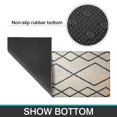 thumbnail image 3 of Experience Class with our Black Boho Kitchen Rug Mat Set - Black and White, 2 Piece, Non-Slip, Washable for Beautiful Kitchen Floors, 3 of 7
