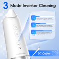 thumbnail image 4 of Medcodes Nasal Irrigation System, Cordless Pulsating Sinus Rinse Bottle, Nasal Rinse Machine for Sinus Relief & Nasal Care, Electric Neti Pot Nose Cleaner with 30 Salt P, 4 of 9