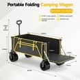 thumbnail image 6 of AQUVII All-Terrain Tank Wheels Collapsible Camping Wagon(Set of 2), 330lbs Capacity, 6 of 9