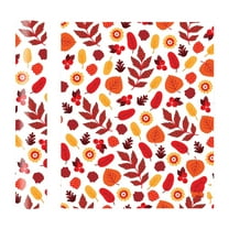 LHWEN Fall Thanksgiving Halloween Christmas Heat Transfer Vinyl Rainbow Stripe Pattern Bundling Roll Soft Metal HTV Ironing Clothes Fabrics Glossy PU Material Smooth Texture Easy Cutting Weeding Die