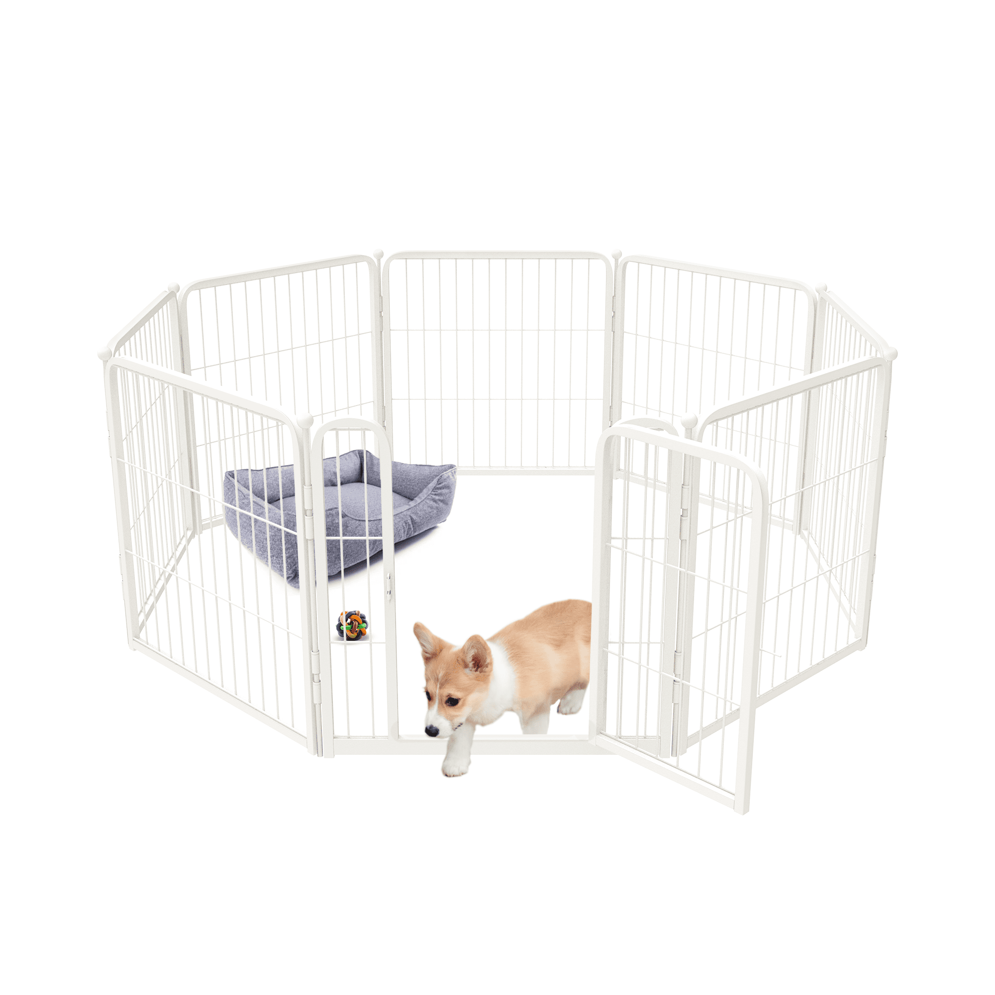 FXW HomePlus Dog Playpen Designed for Indoor Use,Threshold-Free Design ...