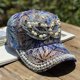 thumbnail image 5 of Sombrero de sol Bling Rhinestone JAMW Encaje Brillo Lentejuelas Sencillez, 5 of 5