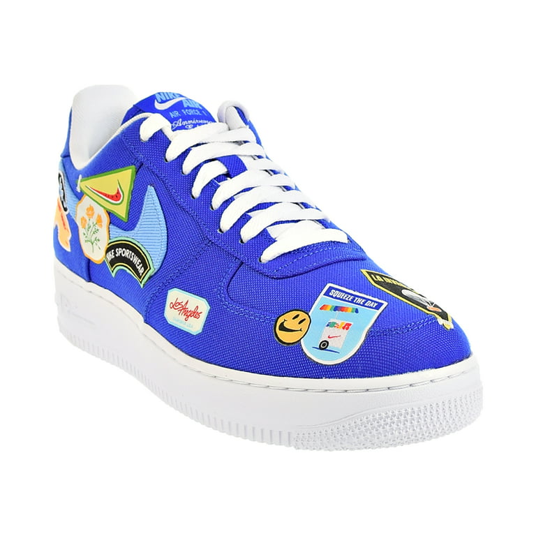 Blue Air Force 1 Shoes.