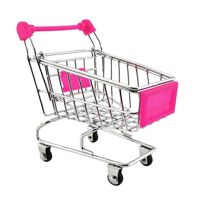 Mini carrito perfke Alambre Fucsia