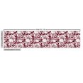 thumbnail image 3 of Ambesonne Floral Fabric by the Yard Upholstery, Botanical Garden Pattern, 1 Yard, Dark Maroon White, 3 of 5