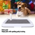 thumbnail image 4 of Dog Potty Tray, Rugged Plastic High Fence Smart Design to Control Odors Pee Pad Holder 45x33cm Easy to Clean Pet Toilet Training Tray for Small Dogs and Puppies, 4 of 7