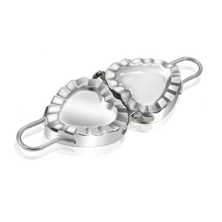 

Viugreum Dumpling Maker Mould Stainless Steel Heart Shaped Dumpling Press