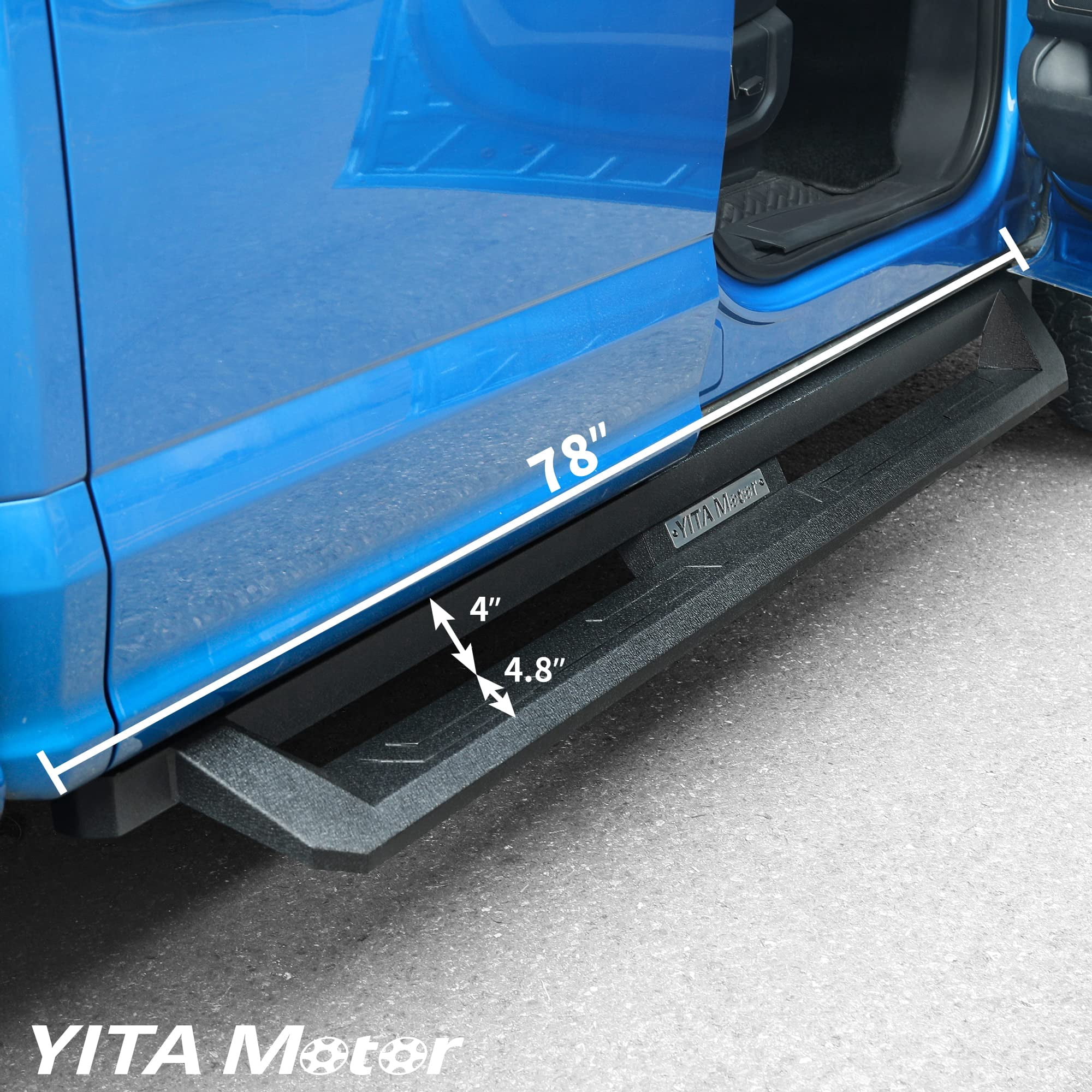 RVNI Running Board for 2019-2023 2024 Chevy Silverado/GMC Sierra 1500 Double Cab/2020-2023 Chevy Silverado/GMC Sierra 2500HD 3500HD