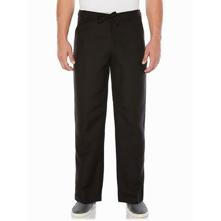 CubAvera Mens Solid Linen Casual Trousers