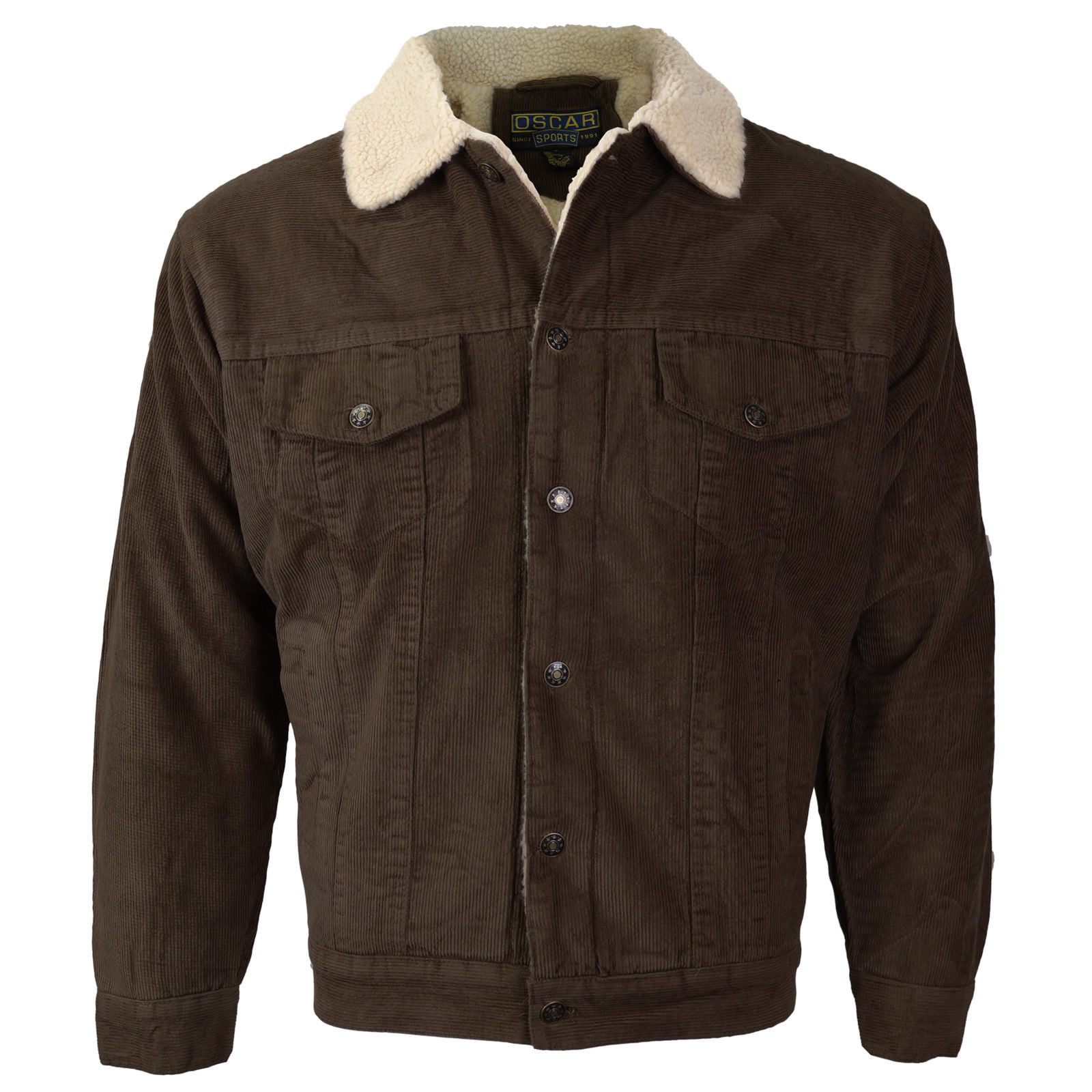 brown corduroy trucker jacket