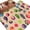Yellow, variant on Summer Fruits Bathroom Rug Washable 2x3 Entryway Rug Non Slip Watermelon Berry Lemon Botanical Beige Front Door Mat Low Pile Indoor Doormat Throw Floor Carpet for Kitchen Bedroom Entrance