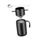 thumbnail image 2 of Cafetera de goteo manual con aislamiento térmico, cafetera de acero inoxidable. negro, 2 of 9