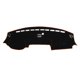 thumbnail image 1 of Cubierta del tablero Unique Bargains para RAM 3500 2019-2025 sin HUD, cubierta del tablero interior del automóvil antideslizante/antipolvo de poliéster negro con borde naranja 1 pieza, 1 of 7