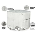 thumbnail image 4 of Covermates Outdoor Dining Set Cover - 106"DIA x 25"H, 900D Polyester, Weatherproof, 4 of 8