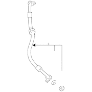 volvo s60 a/c refrigerant suction hose