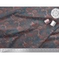 thumbnail image 3 of Soimoi Poly Georgette Fabric Texture & Greek Key Geometric Print Sewing Fabric Yard 42 Inch Wide, 3 of 3