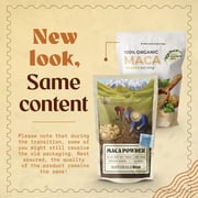 NaturaleBio Organic Maca Powder 1 lb – Peruvian Root Supplement for Energy & Vitality, Natural & Pure, Vegan-Friendly