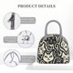 thumbnail image 4 of Fotbe Abstract Cat Faces Pattern Bolsa de Almuerzo con Estampado, Lonchera Aislada, Contenedor de Comida Reutilizable Tipo Cooler a Prueba de Fugas, 4 of 6